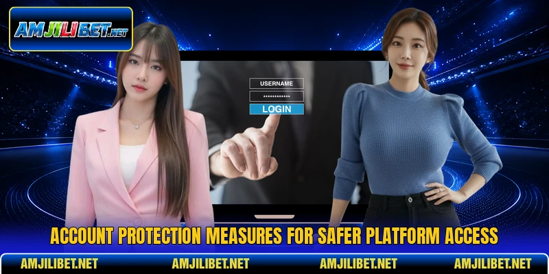 Account protection measures for safer platform access