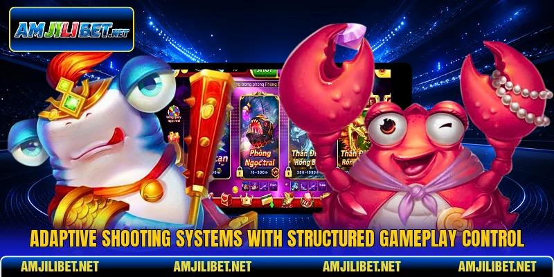 Adaptive shooting systems with structured gameplay control