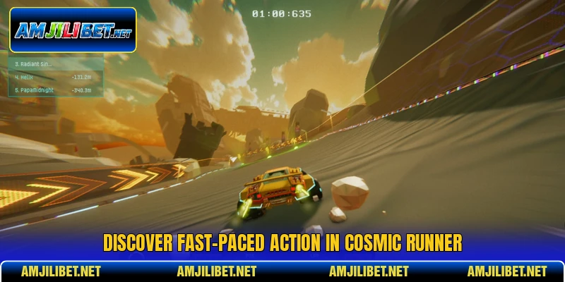 Discover fast-paced action in Cosmic Runner