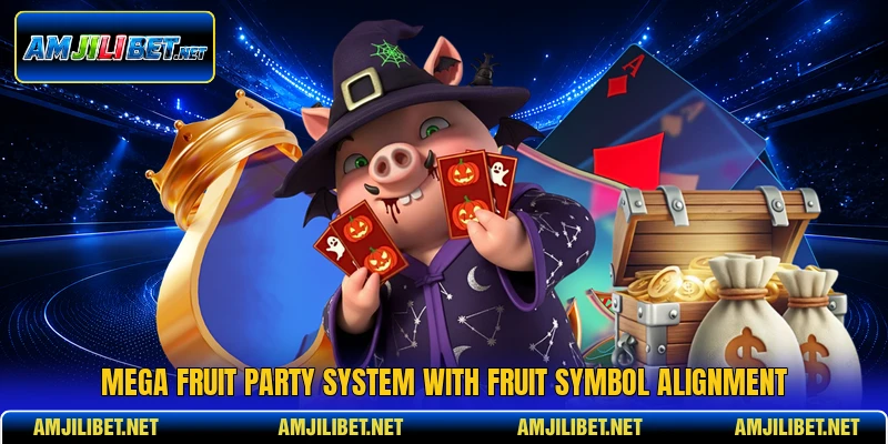 Mega Fruit Party system with fruit symbol alignment