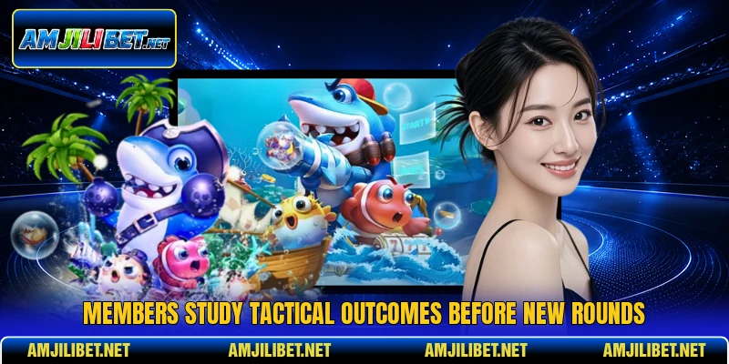 Members study tactical outcomes before new rounds