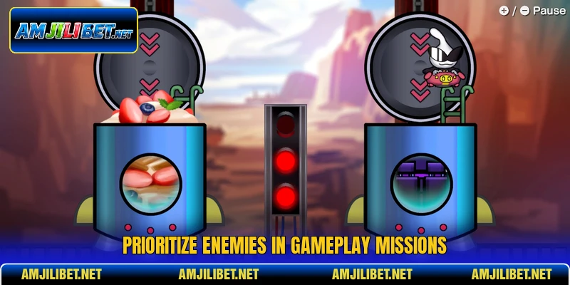 Prioritize enemies in gameplay missions