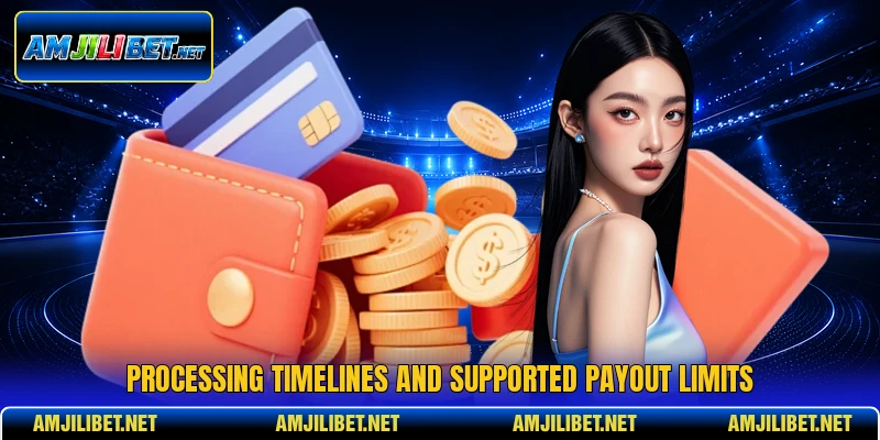 Processing timelines and supported payout limits