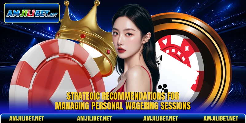Strategic recommendations for managing personal wagering sessions