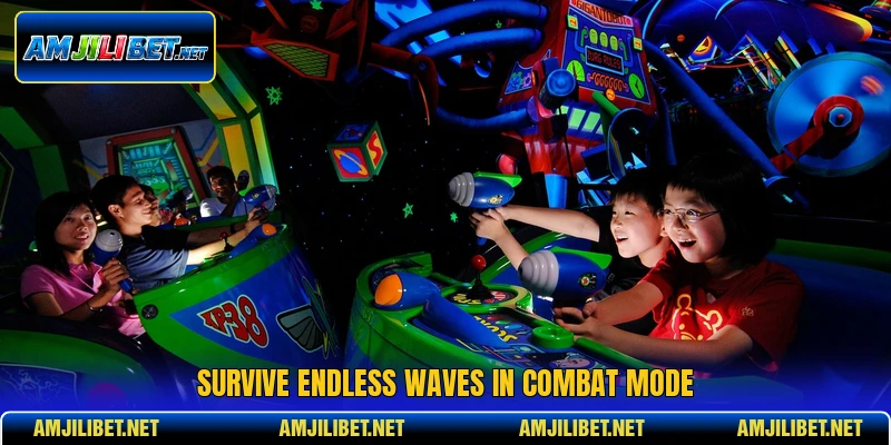 Survive endless waves in combat mode