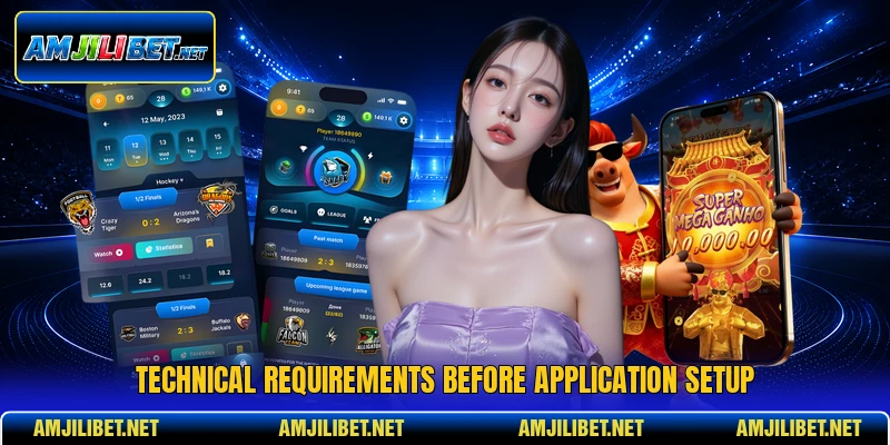 Technical requirements before application setup